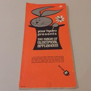 Vintage Your Hydro Presents Magic of Electrical Appliances Recipes Book Ontario